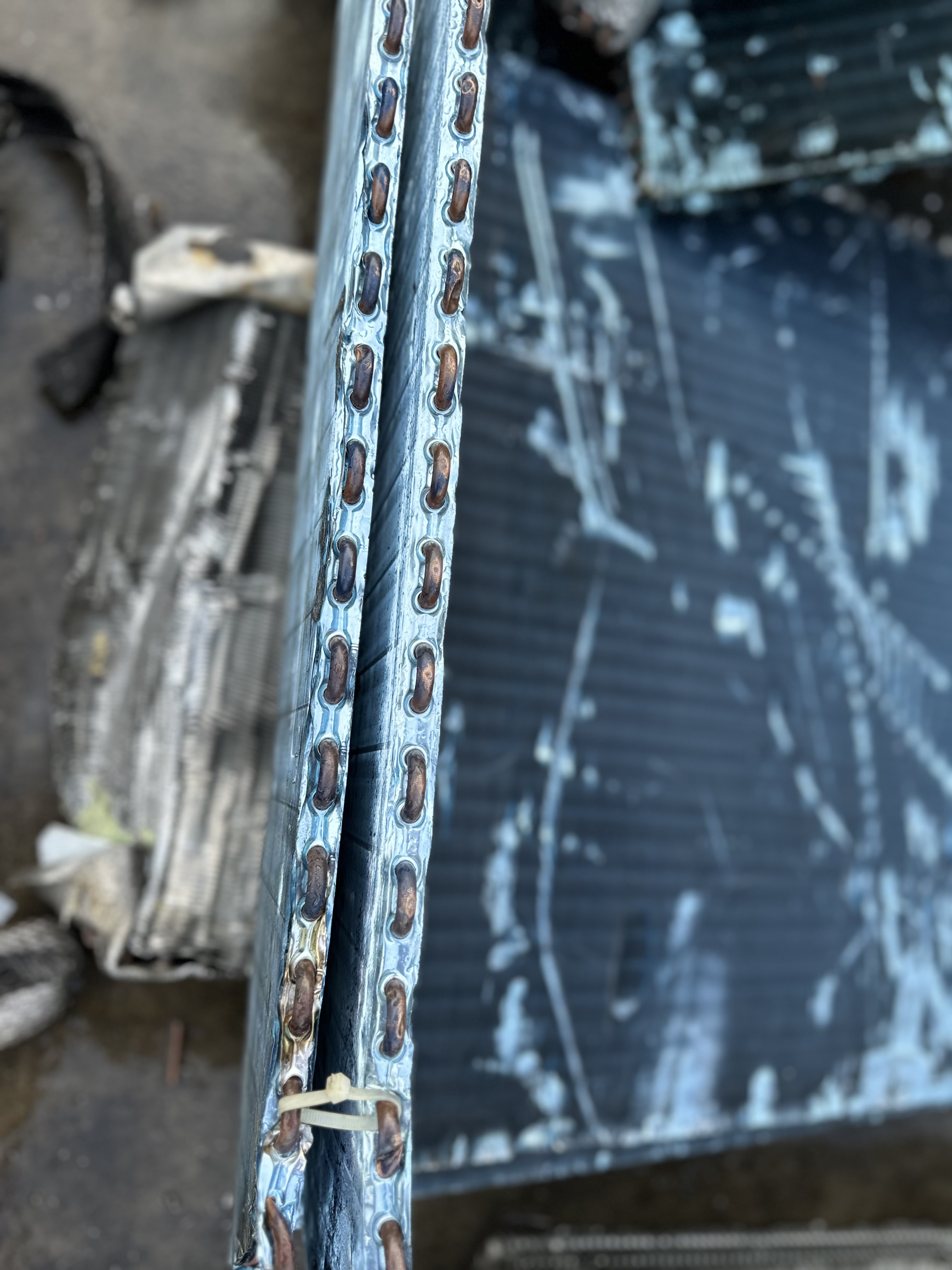 Radiator Cupru detaliu